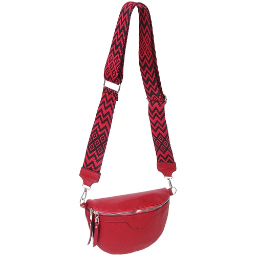 Сумка женская через плечо ИМАНИ, цвет бордовый, три кармана, 241975см (лейбл Ultramarine)_4