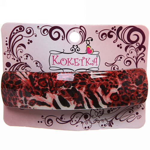 Заколка автомат Calista - Grace, прямоуг, 6 цветов, 92,5см (Кокетка)_8