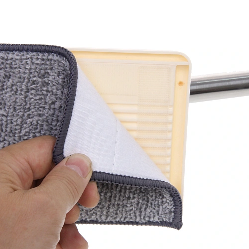 Набор для уборки Селфи Золушка (ведро с отжимом, швабра, две насадки) в цветной коробке ZY018_15