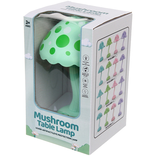 Настольная лампа Sweet - Гриб LED 13,219,5 см, USB 3w 37v, Зеленый_6