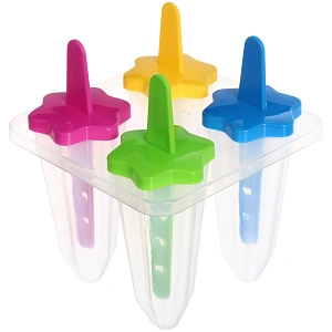 Форма для приготовления мороженого "Цветы" 4шт 