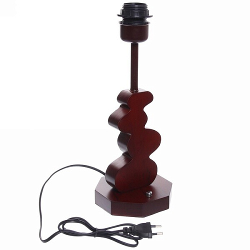 Светильник  Классика 708 h-48см (615-121)+ абажур белый квадратный (999-005)  (220В, Е27, выклвкл, 40 Вт)_4