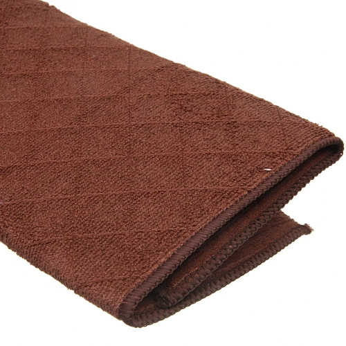 Коврик для сушки посуды 3850см Ромбы коричневый_4