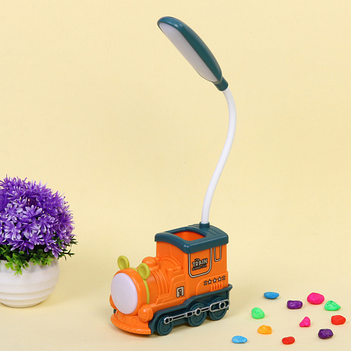 Настольная лампа Sweet - Паровоз LED 10521 см, USB 5v 3w, Зеленыйоранжевый_4