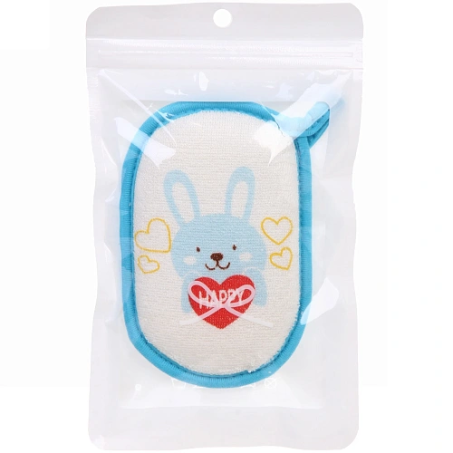 Губка для тела махровая Happy baby - Зайчик Остин , 138,5 см (ZIP пакет)_5