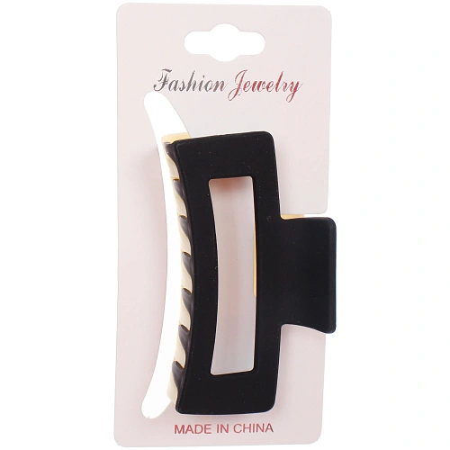 Заколка - краб для волос на блистере MALIBU, цвет микс, 10см  _3