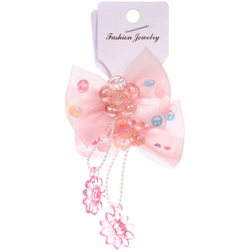 Резинки для волос детские 2шт КОНФЕТКИ, цветочки, микс 5 цветов, d-3см_6