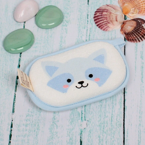 Губка для тела махровая Happy baby - Енот Грэй , 138,5 см (ZIP пакет)_3