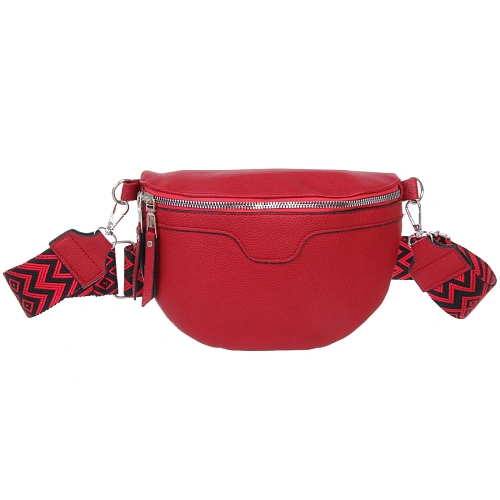 Сумка женская через плечо ИМАНИ, цвет бордовый, три кармана, 241975см (лейбл Ultramarine)_8