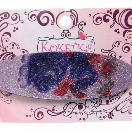 Заколка автомат Women's style - Эмма, 9,52,5см, микс 6 цветов_4