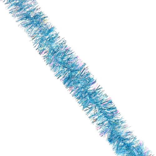 Мишура "Искристая" 2м d-9 см, Голубой