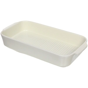 Форма керамическая для запекания "Акварель" 24.5*12.5*4,5см, молочная