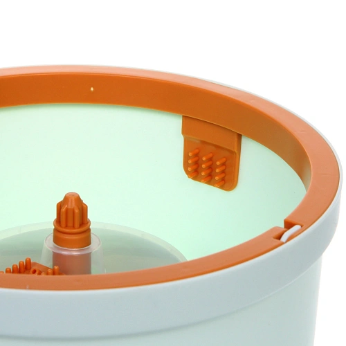 Набор для уборки СелфиИдеальная уборка(ведро с отжимом, швабра, две насадки) в цветной коробке_11