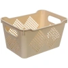 Корзина для хранения универсальная "БИРСТАД", цвет cв.бежевый, 22*15*12см