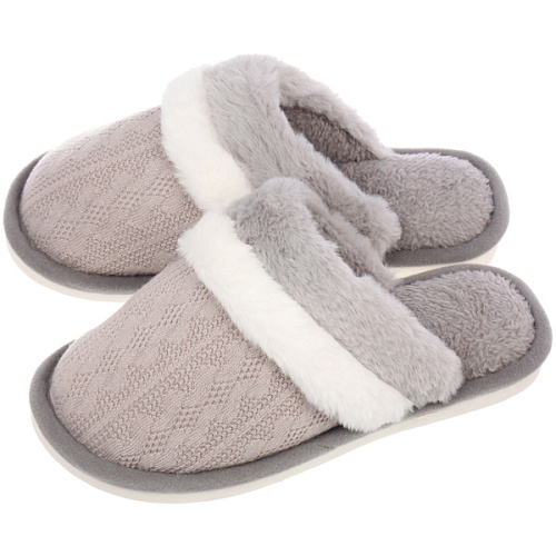 Тапочки женские домашние "DAISY", цвет серый, р-р 40-41