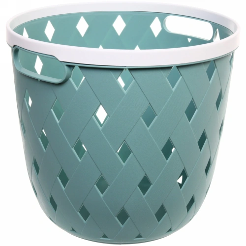 Корзина для хранения "Эрида" бирюзовая 30х27см