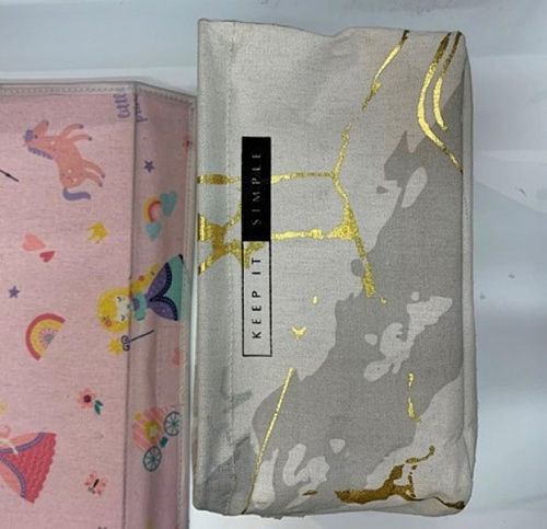 Коробка для хранения с ручками "Маленькая Леди", 28*20*16см (лейбл Селфи)
