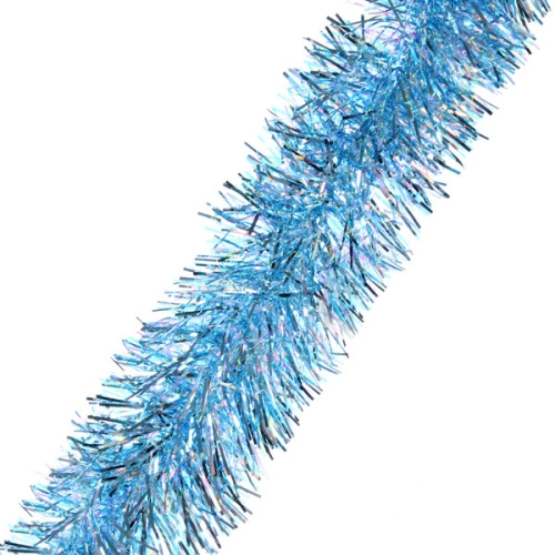Мишура 2 м 9 см "Блестящий вечер", Голубой