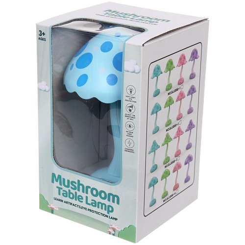 Настольная лампа Sweet - Гриб LED 13,219,5 см, USB 3w 37v, Голубой_7