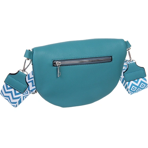 Сумка женская через плечо ИМАНИ, цвет лазурный, три кармана, 241975см (лейбл Ultramarine)_9