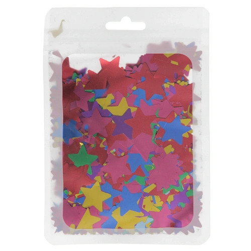 Конфетти Звездочки 15 г (2 см), Мультицвет_3