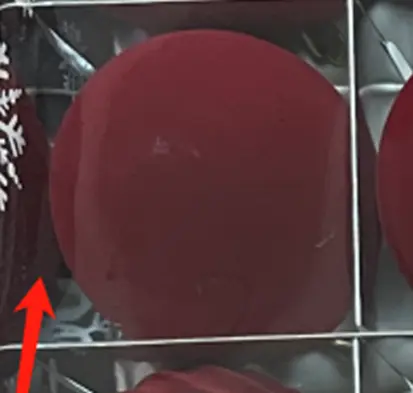 Набор шаров VELOUR "Нежный бархат" 6 см (набор 6 шт), Белый