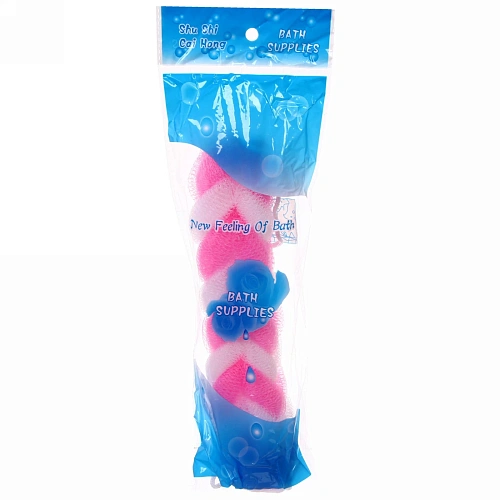 Мочалка для тела полипропиленовая Ультрамарин - Косичка 255см_11