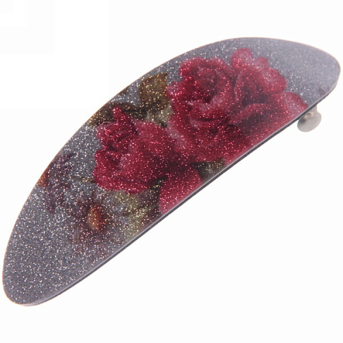 Заколка автомат Women's style - Эмма, 9,52,5см, микс 6 цветов_13