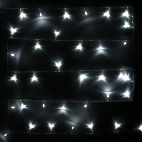Гирлянда для дома 24м 300 ламп LED прозрачпров Белый (можно соединять)_18