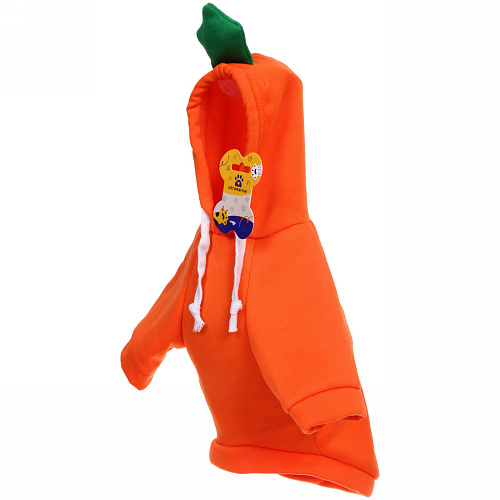 Кофта-толстовка для собаки Wonderful style-Морковка с капюшоном, размер 2XL (6245см) Ultramarine_8