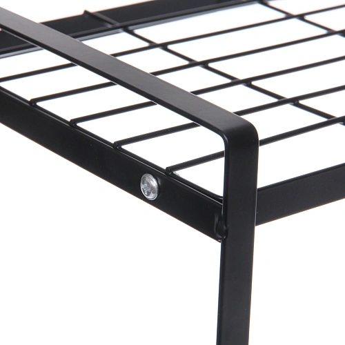 Полка металлическая универсальная ФАНАДЕРО, цвет черный, 33205185см (лейбл)_4