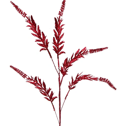Ветка декоративная Зимняя свежесть 70 см, Рубин_3