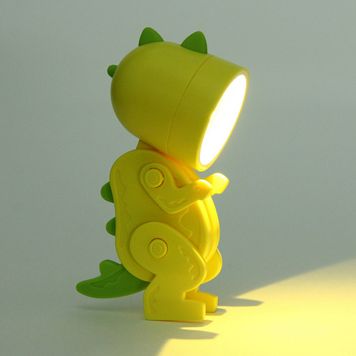 Настольная лампа Sweet - Динозаврик LED 5,13,69,8 см, батарейки AG3 02W, Желтый_3