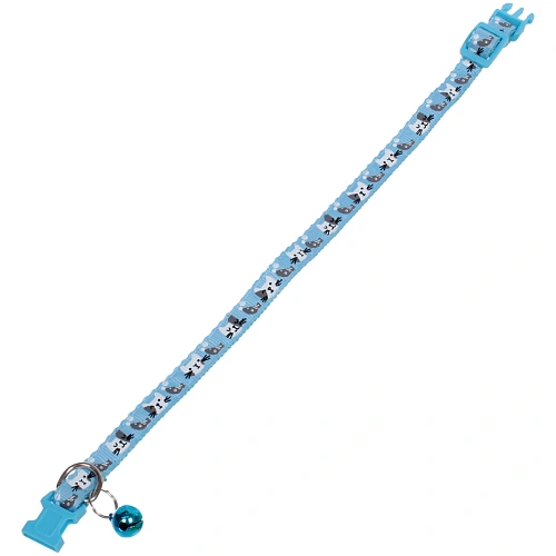 Ошейник с колокольчиком 119-32см Zoo City-Котик микс цветов CC14 Ultramarine_11