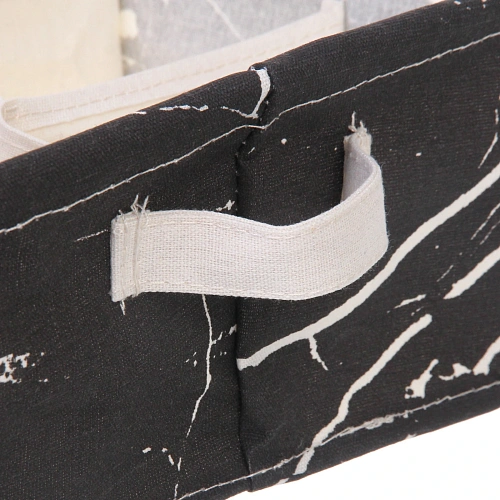 Коробка для хранения 6 ячеек ИДЕЯДОМА, цвет черный, 282811см (лейбл Селфи)_5