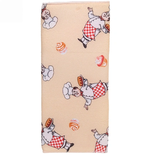 Коврик для сушки посуды 3850см Поваренок бежевый_3