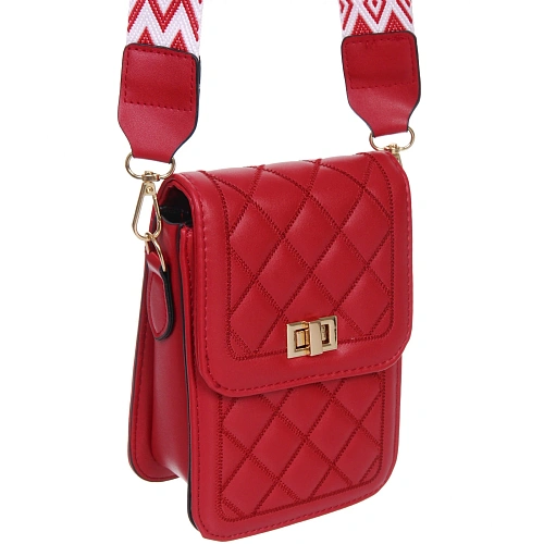 Сумка женская через плечо Шанти, цвет бордовый, 196,5133,5см (лейбл Ultramarine)_5