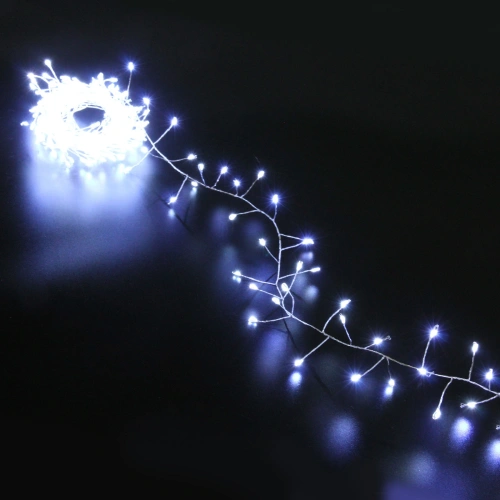 Гирлянда для дома 2,0 м 150 ламп LED  "Мишура", IP-40, Белый