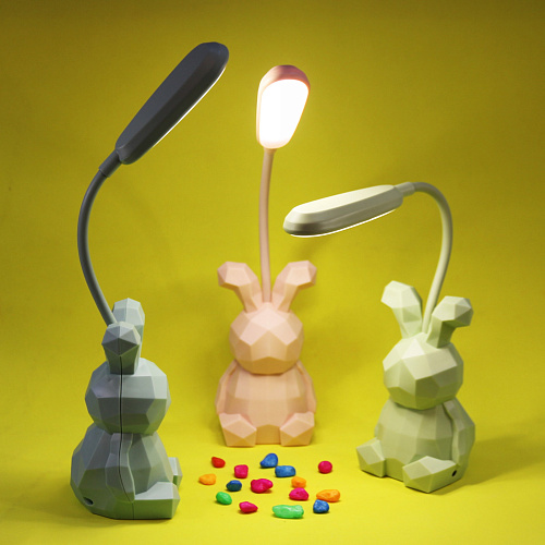 Светильник настольный Prizma-Зайчик LED цвет зеленый USB_7